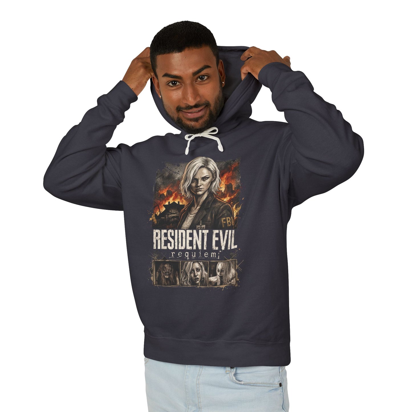 Resident Evil 9 Grace Ashcroft Introverted Analyst Fan Tribute Unisex Premium Hoodie