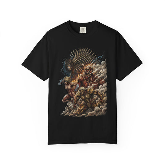 All Nine Titans Group Portrait Shingeki no Kyojin Premium T-Shirt
