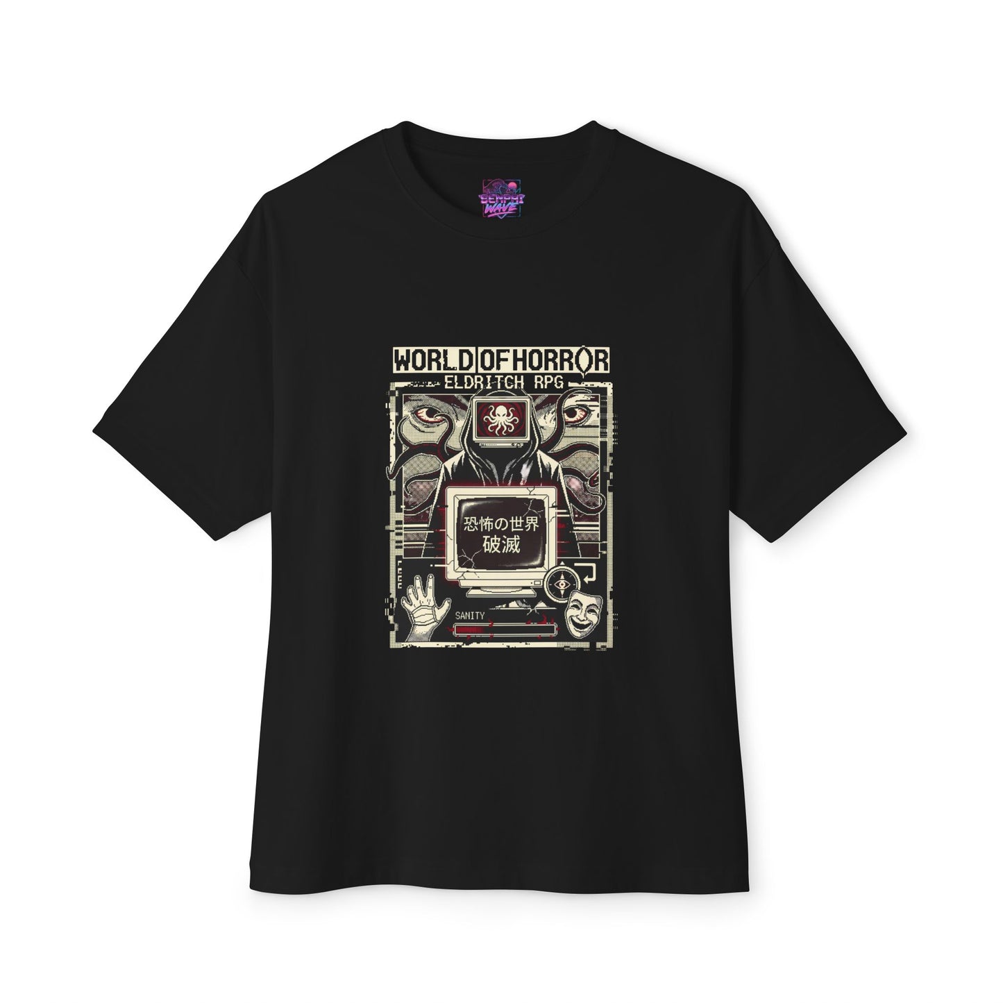 World of Horror: Shiokawa 198X Apocalypse Premium Oversized Unisex T-Shirt