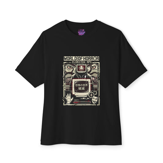 World of Horror: Shiokawa 198X Apocalypse Premium Oversized Unisex T-Shirt