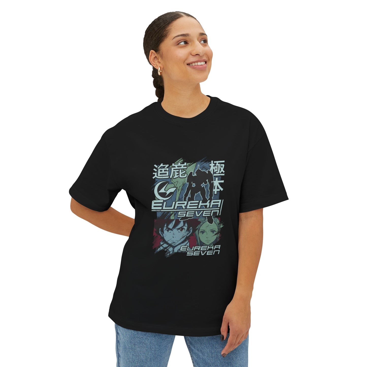 Eureka Seven: Renton & Eureka Nirvash TypeZERO Premium Oversized Unisex T-Shirt