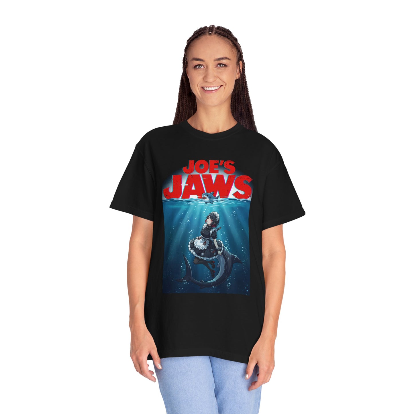 Ellen Joe Jaws Crossover Poster – Shark Maid Surfacing Zenless Zone Zero Fan Art Premium T-Shirt