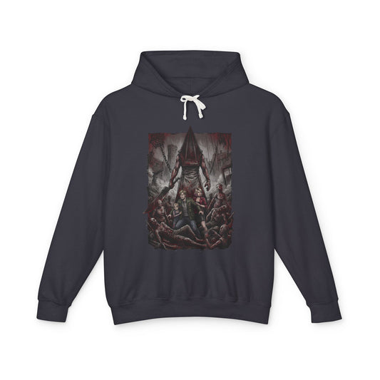 Pyramid Head Slash Ready Silent Hill 2 Remake Great Knife Horror Unisex Premium Hoodie