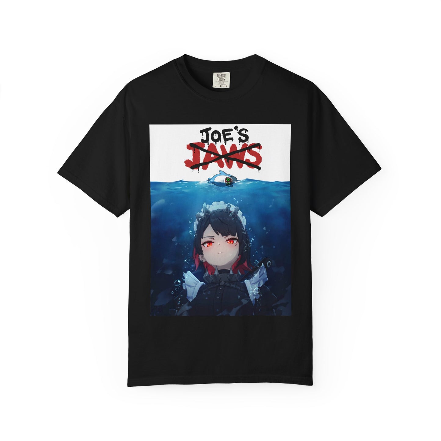 Shark Maid Ellen Joe Jaws Style – Surfacing from Depths Crossover Art Premium T-Shirt
