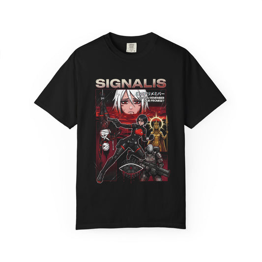 Signalis Elster Ariane Cosmic Horror Romance Red Black Palette Premium T-Shirt