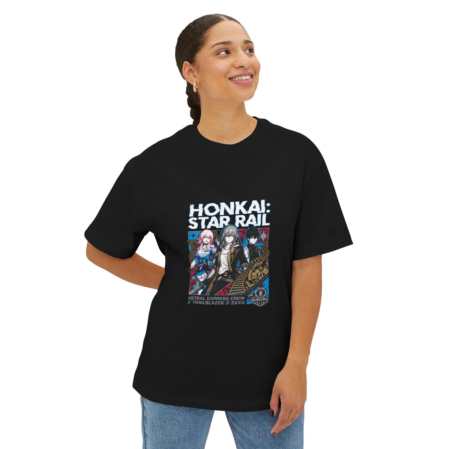 Castorice HSR Gothic Dress Crystalline Accents Tragic Design Premium Oversized Unisex T-Shirt