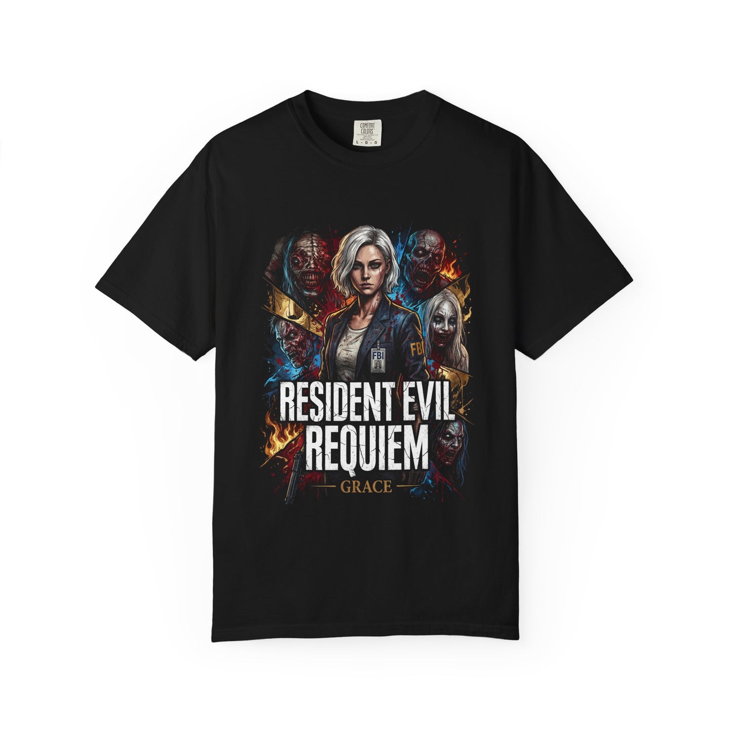 Resident Evil Requiem Grace Ashcroft Shy Protagonist Jumpscare Design Premium T-Shirt
