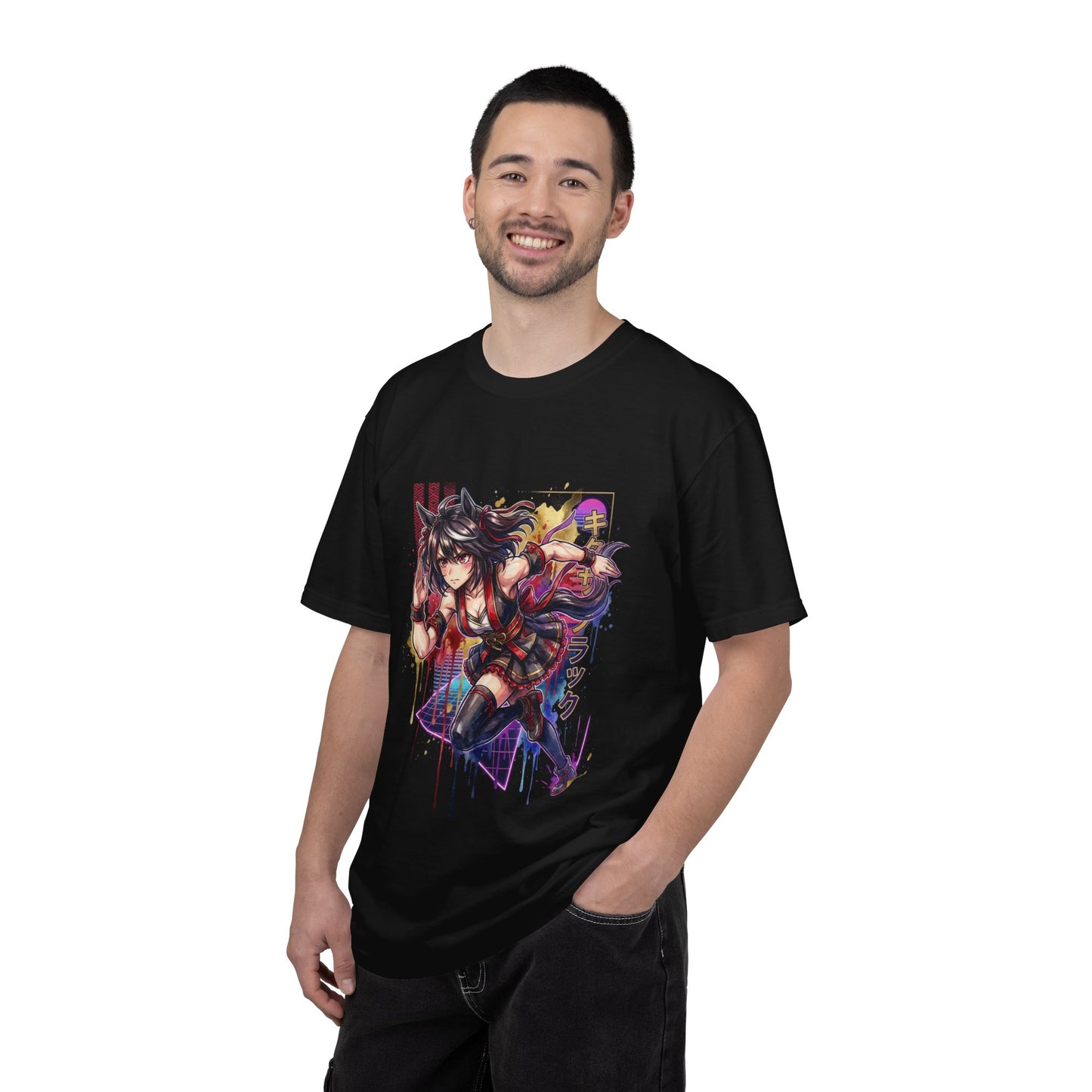 Kitasan Black Umamusume Shimenawa Bow Thigh Stockings Icon Premium T-Shirt