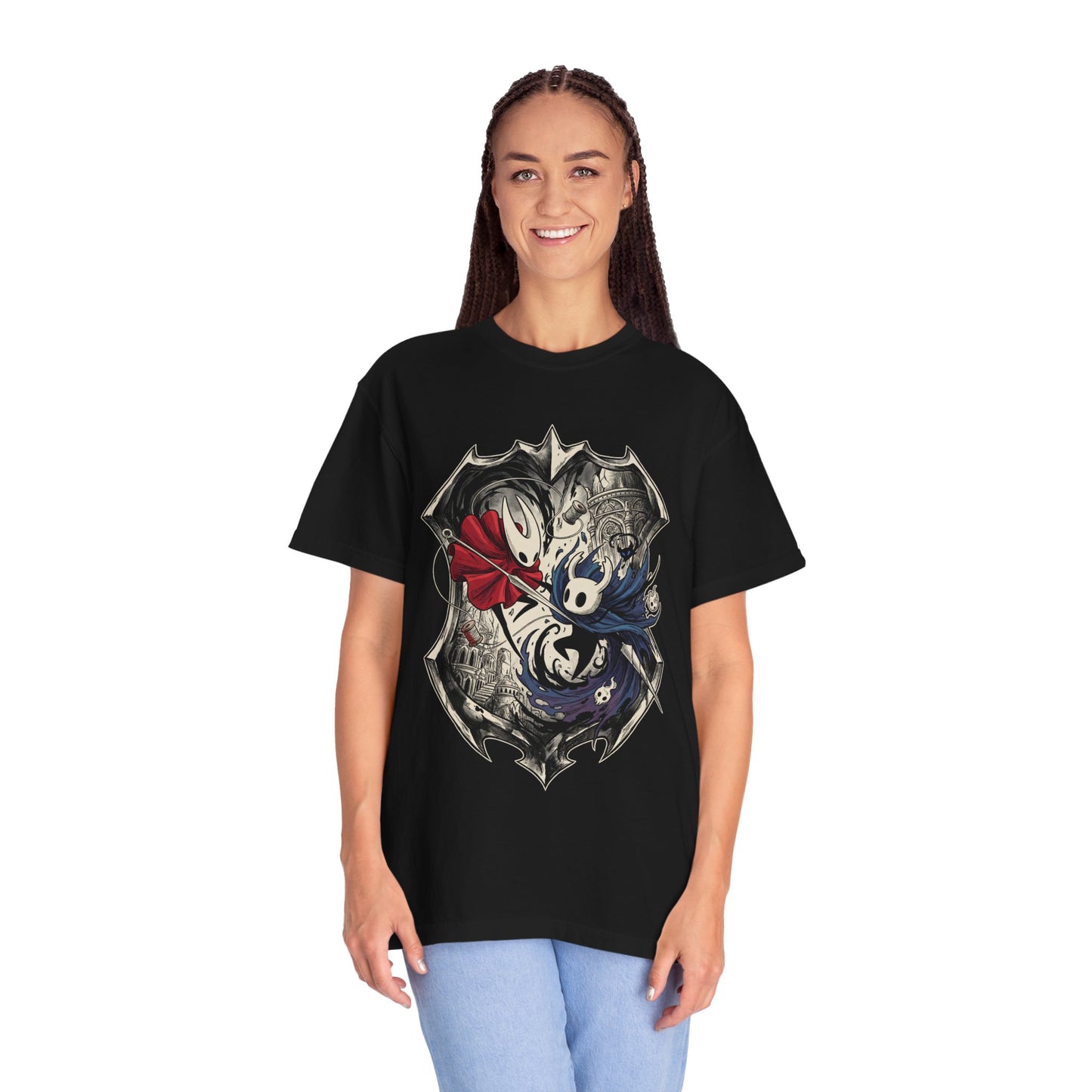 Hornet Silksong Needle Dash Thread Combat Portrait Premium T-Shirt