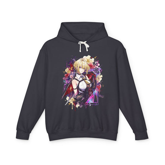Evelyn Chevalier ZZZ Red Burning Tethers Portrait Unisex Premium Hoodie