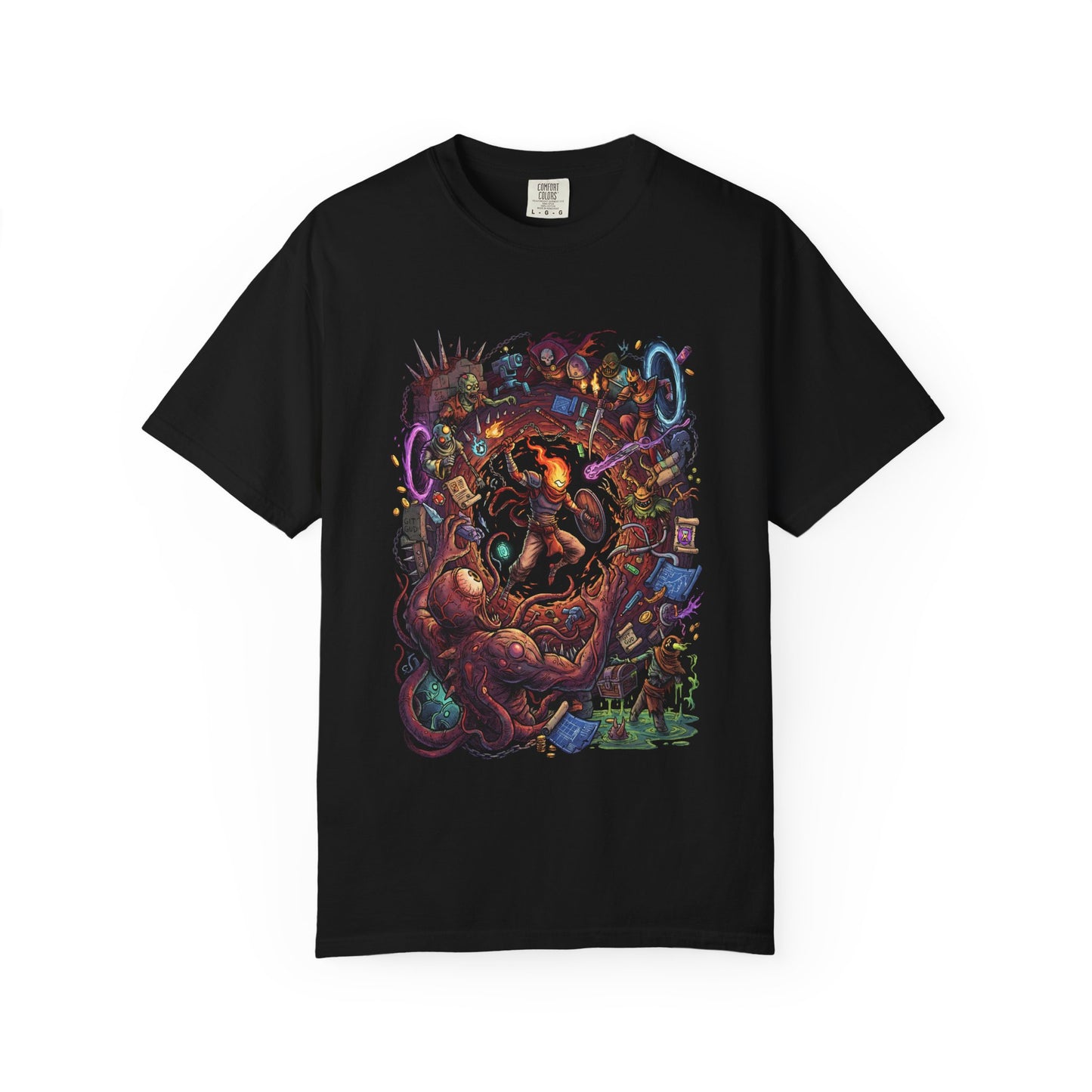 Dead Cells Prisoner Beheaded Prisoner Retro Indie Portrait Premium T-Shirt