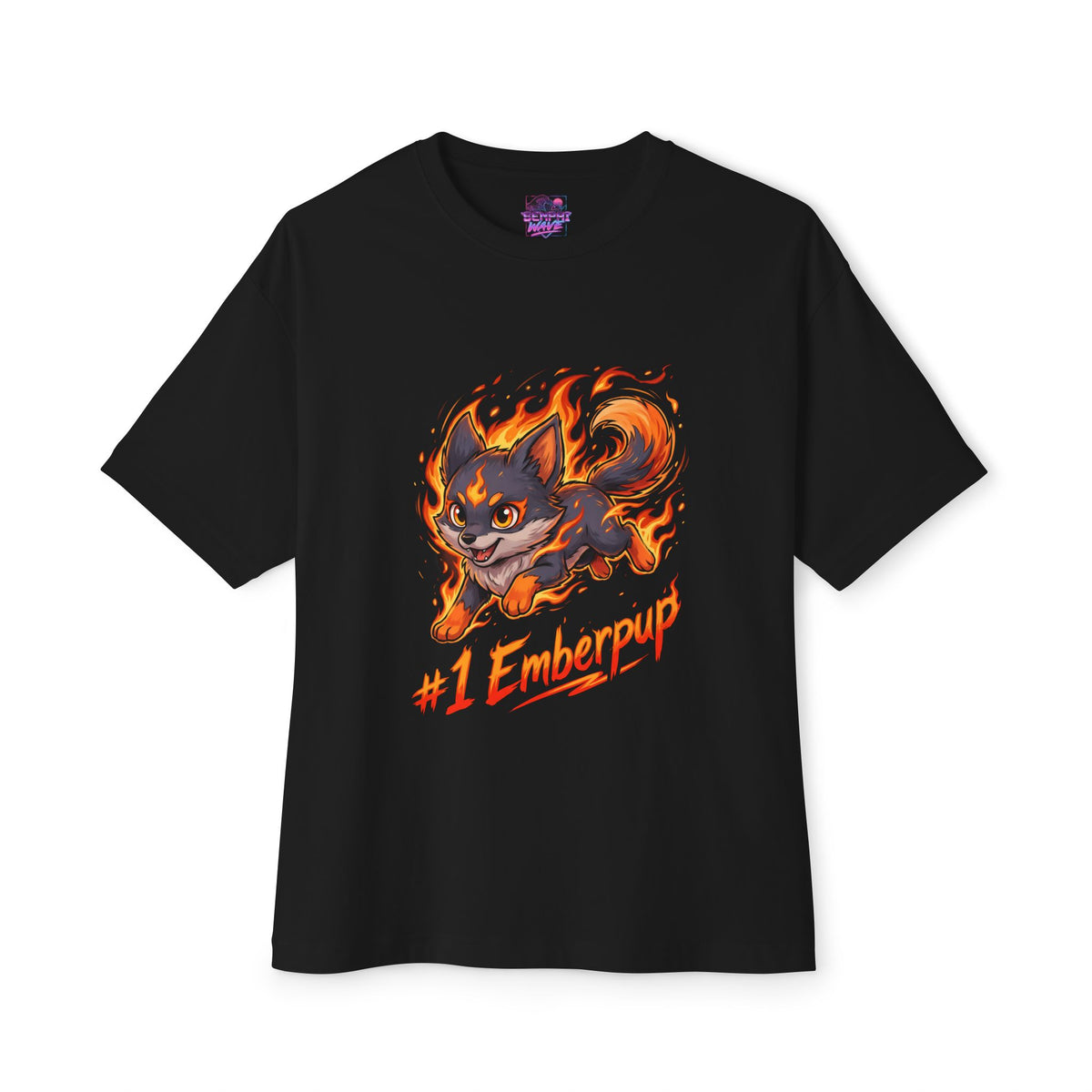 Emberpup Aniimo Elemental Burst Creature Art - Oversized Premium Tee