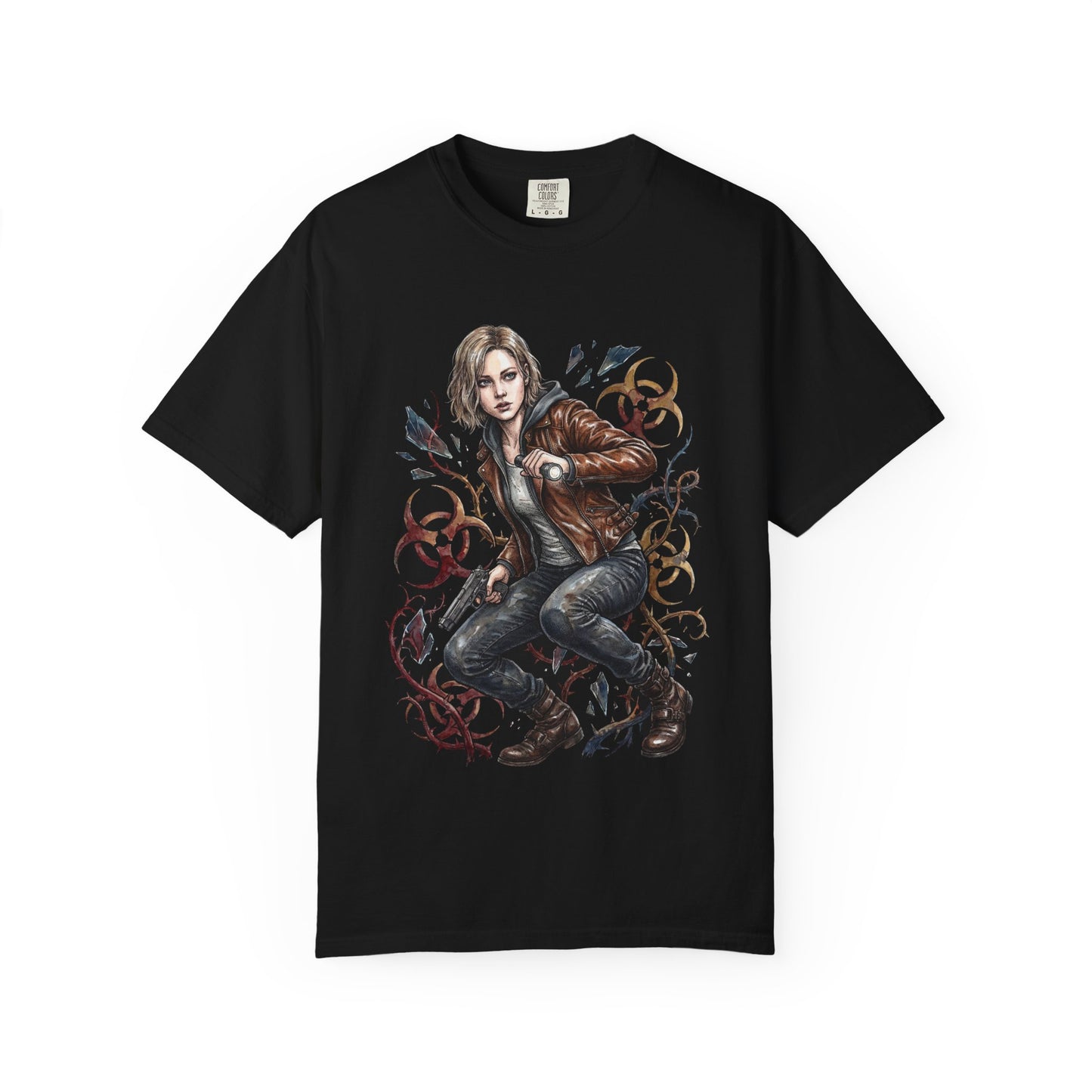 Resident Evil 9 Grace Ashcroft Raccoon Press Legacy Tribute Art Premium T-Shirt