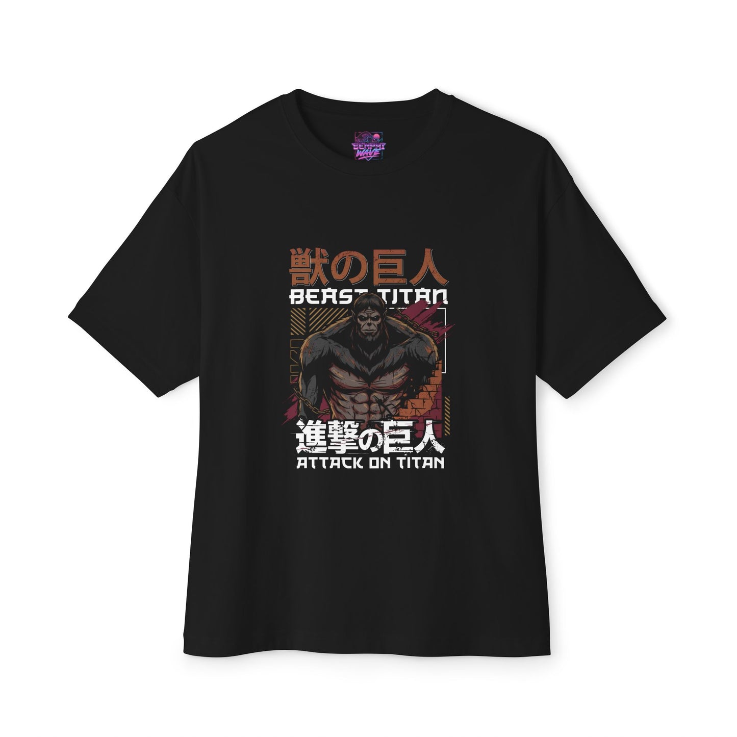 Attack on Titan Beast Titan Anime Manga Graphic Tee Premium Oversized Unisex T-Shirt