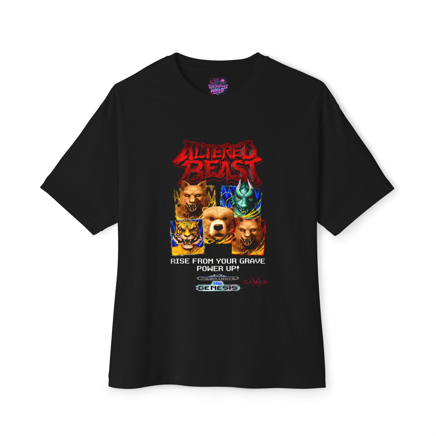 Altered Beast Beast Warriors Gaming Graphic Tee Premium Oversized Unisex T-Shirt