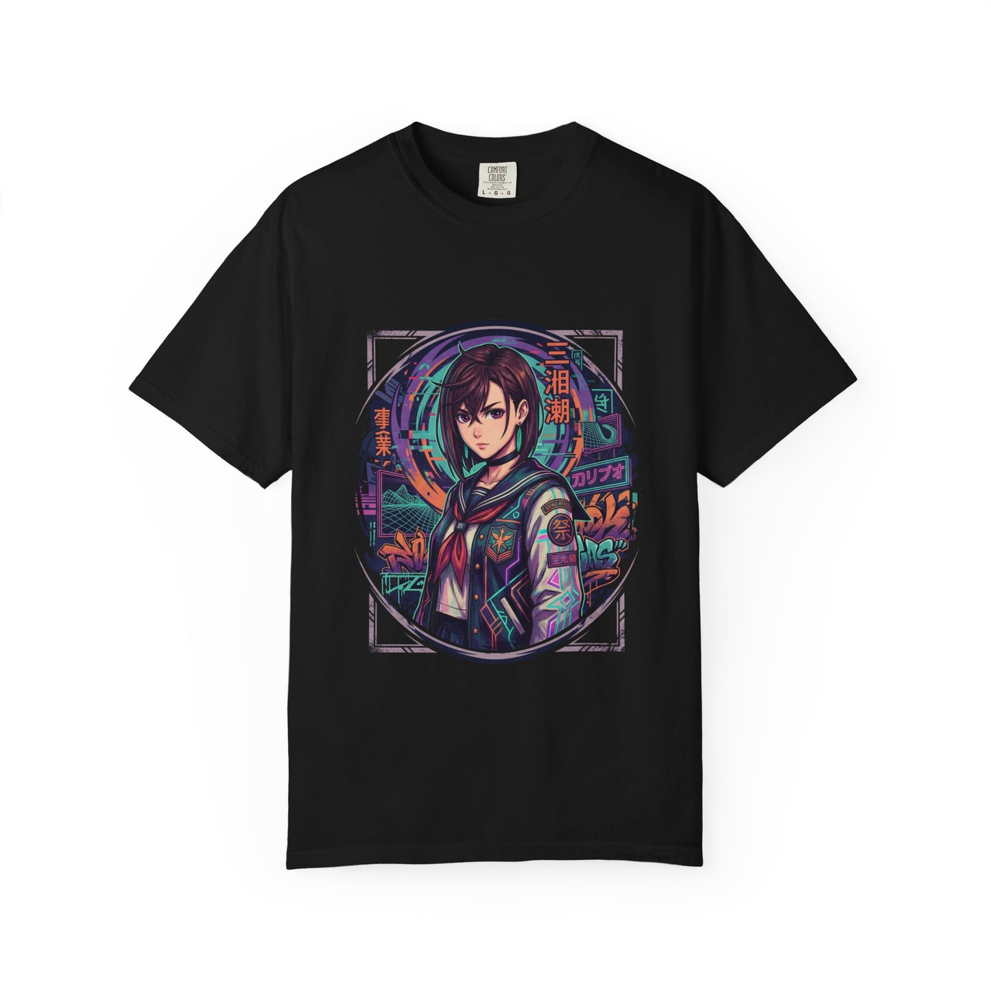 Momo Ayase Dandadan Pink Hair Psychic Medium Portrait Premium T-Shirt