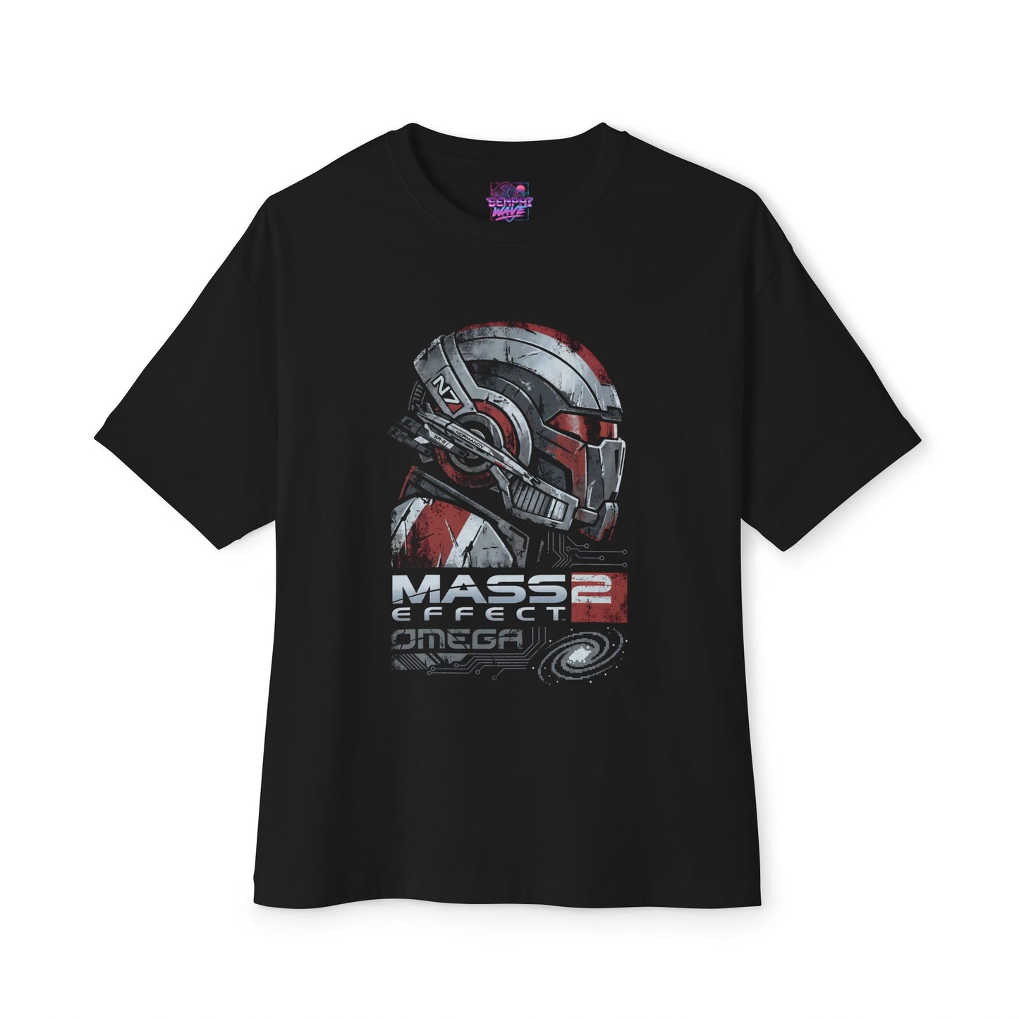 Commander Shepard Renegade Badass Decisions Mass Effect Premium Oversized Unisex T-Shirt