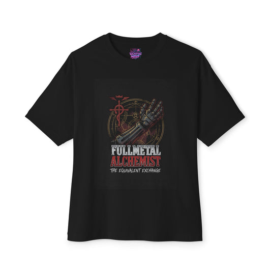 Fullmetal Alchemist Edward and Alphonse Brothers Journey Premium Oversized Unisex T-Shirt