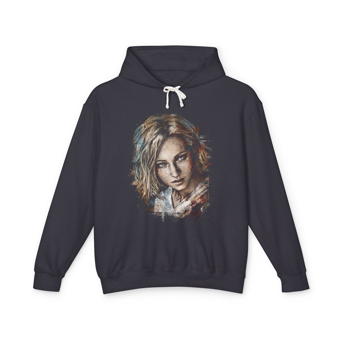 RE9 Grace Ashcroft Wrenwood Hotel Mystery Investigator Portrait Unisex Premium Hoodie