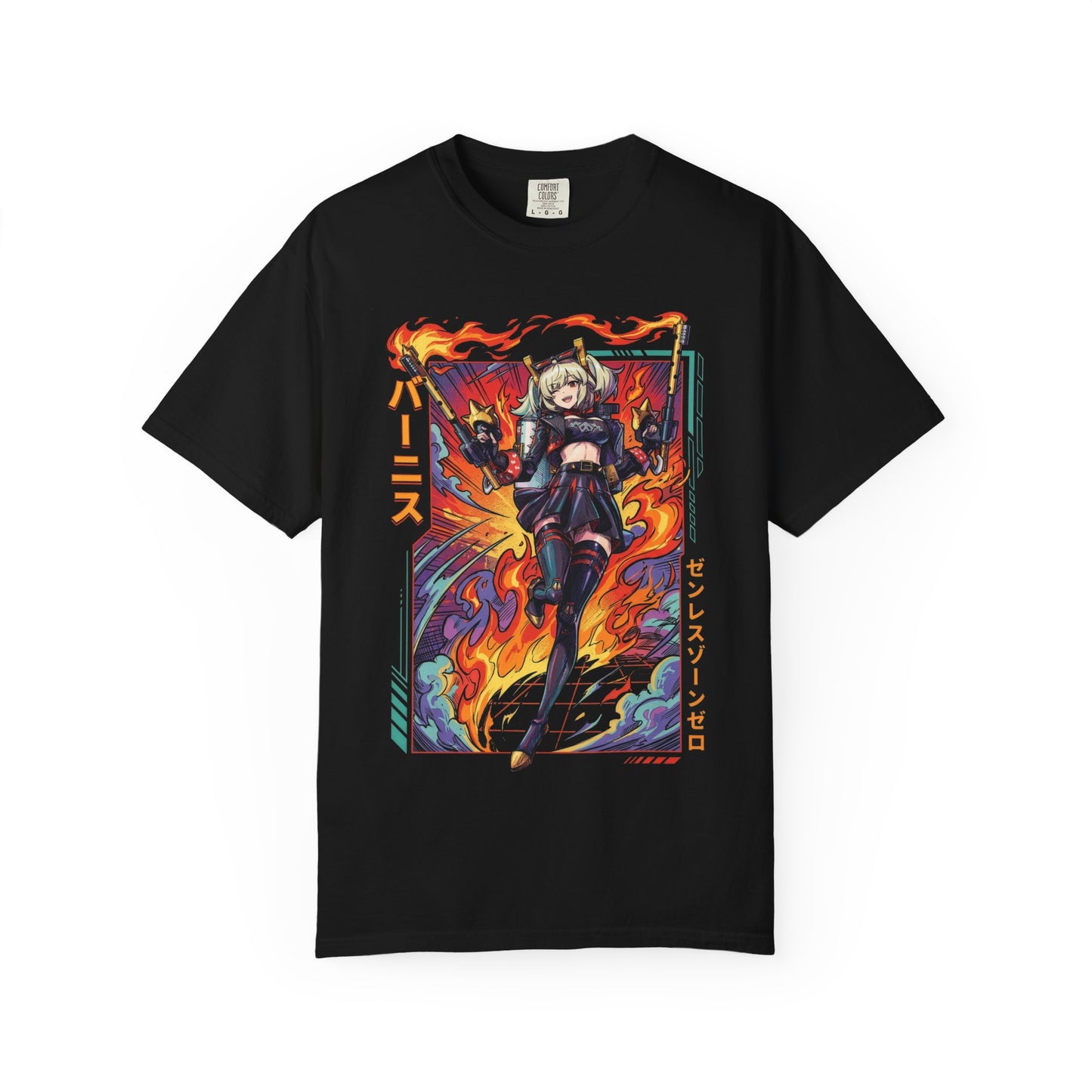 Retro 80s Burnice White Nitro Fuel Neon Vibes Premium T-Shirt