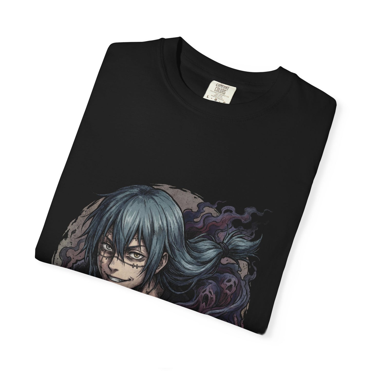 Jujutsu Kaisen Mahito Patchwork Stitches Grey Hair Design Premium T-Shirt