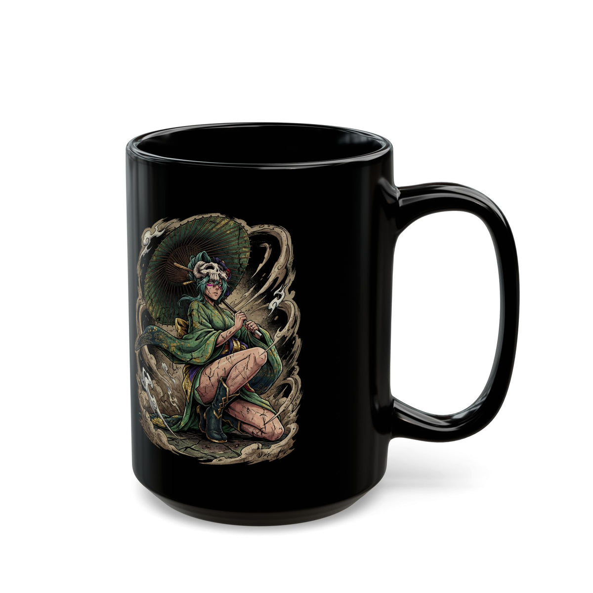 Nelliel Tu Gamuza Bleach Brave Souls Parasol Black Mug