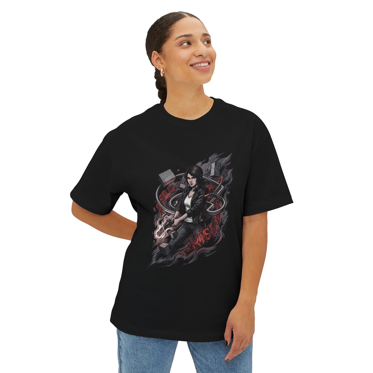 Jesse Faden Resonance Powers Federal Bureau Leader Premium Oversized Unisex T-Shirt