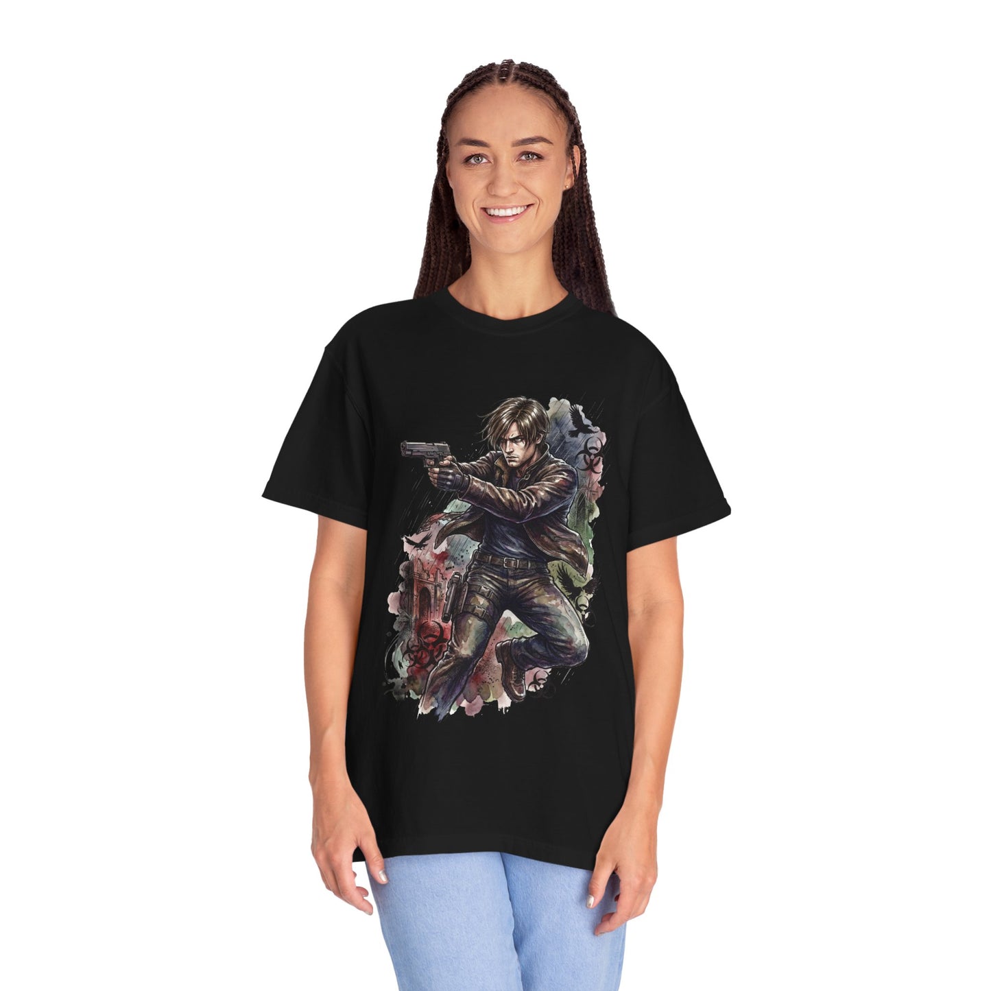 RE9 Leon Kennedy Survivor Guilt Raccoon City Tribute Design Premium T-Shirt