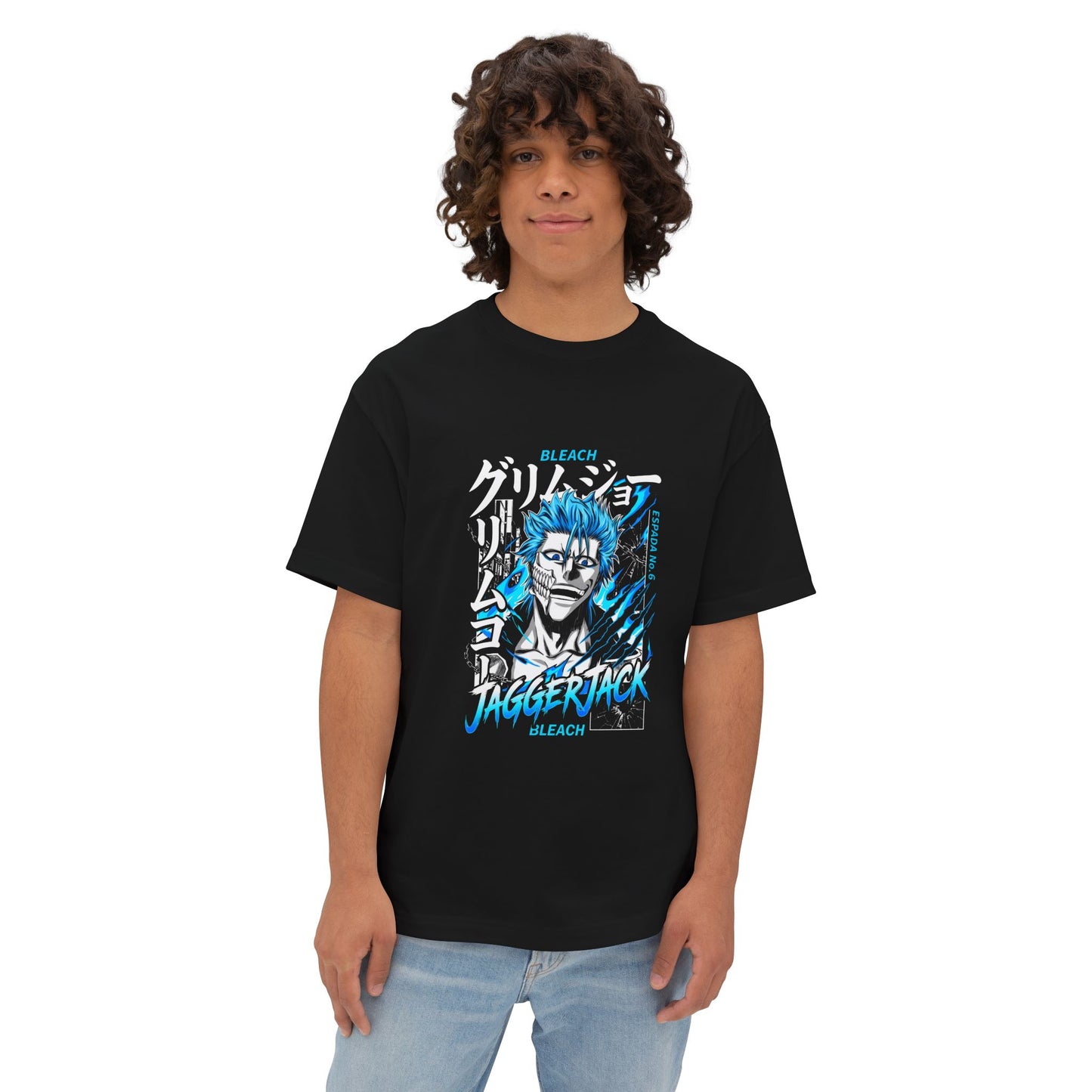 Grimmjow Claw Strike Battle Beast Premium Oversized Unisex T-Shirt