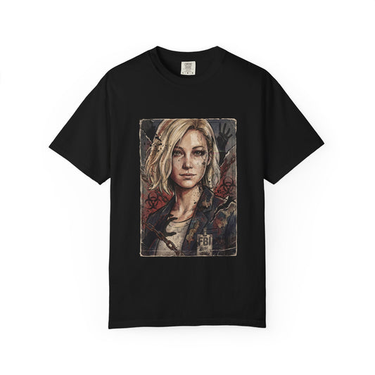 Emily & Grace Ashcroft Resident Evil Requiem FBI Analyst Protagonist Design Premium T-Shirt
