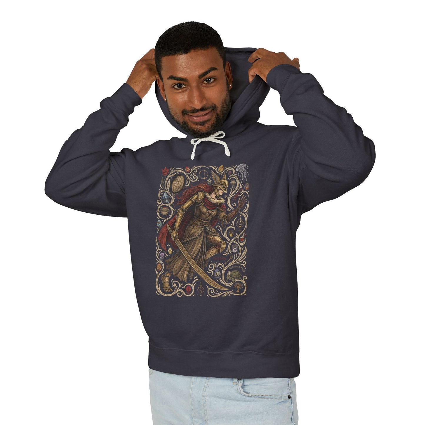 Twin of Miquella Malenia Demigod Shardbearer Unisex Premium Hoodie