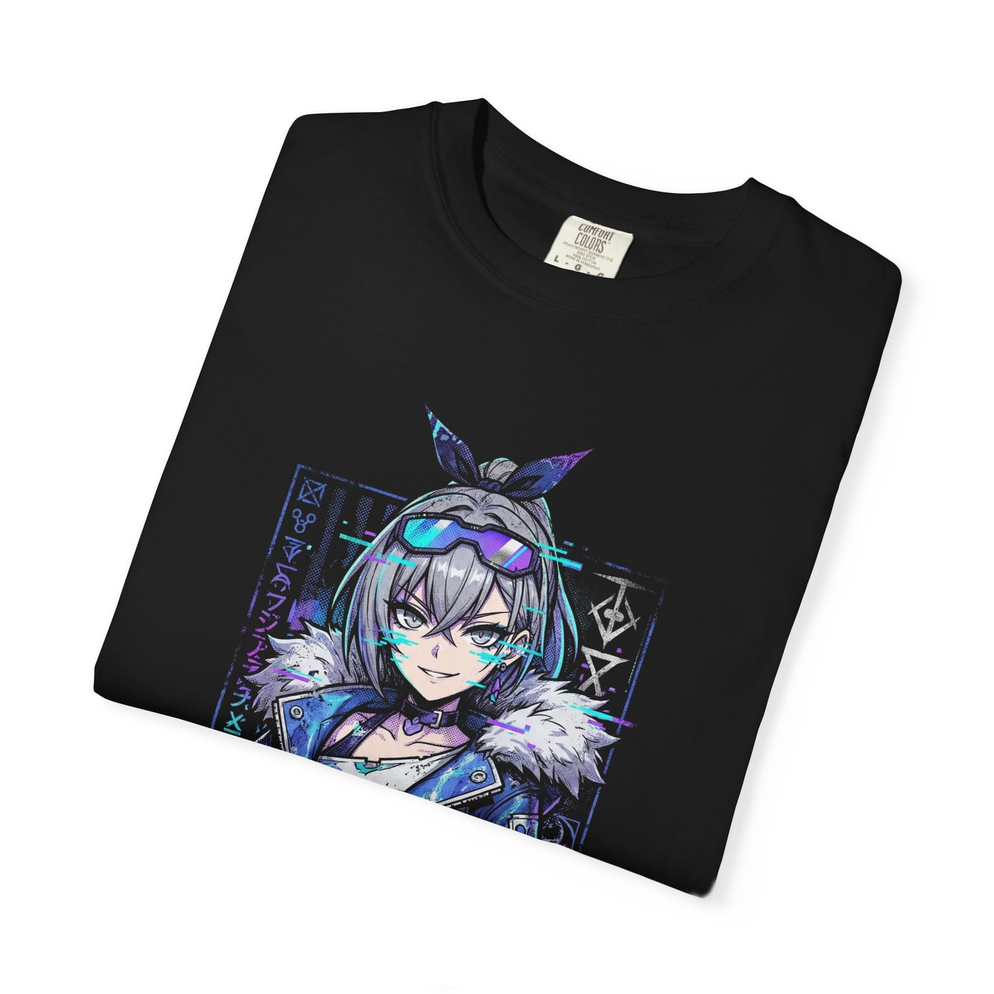 Silver Wolf HSR Crop Top Shorts Thigh Highs Hacker Icon Premium T-Shirt