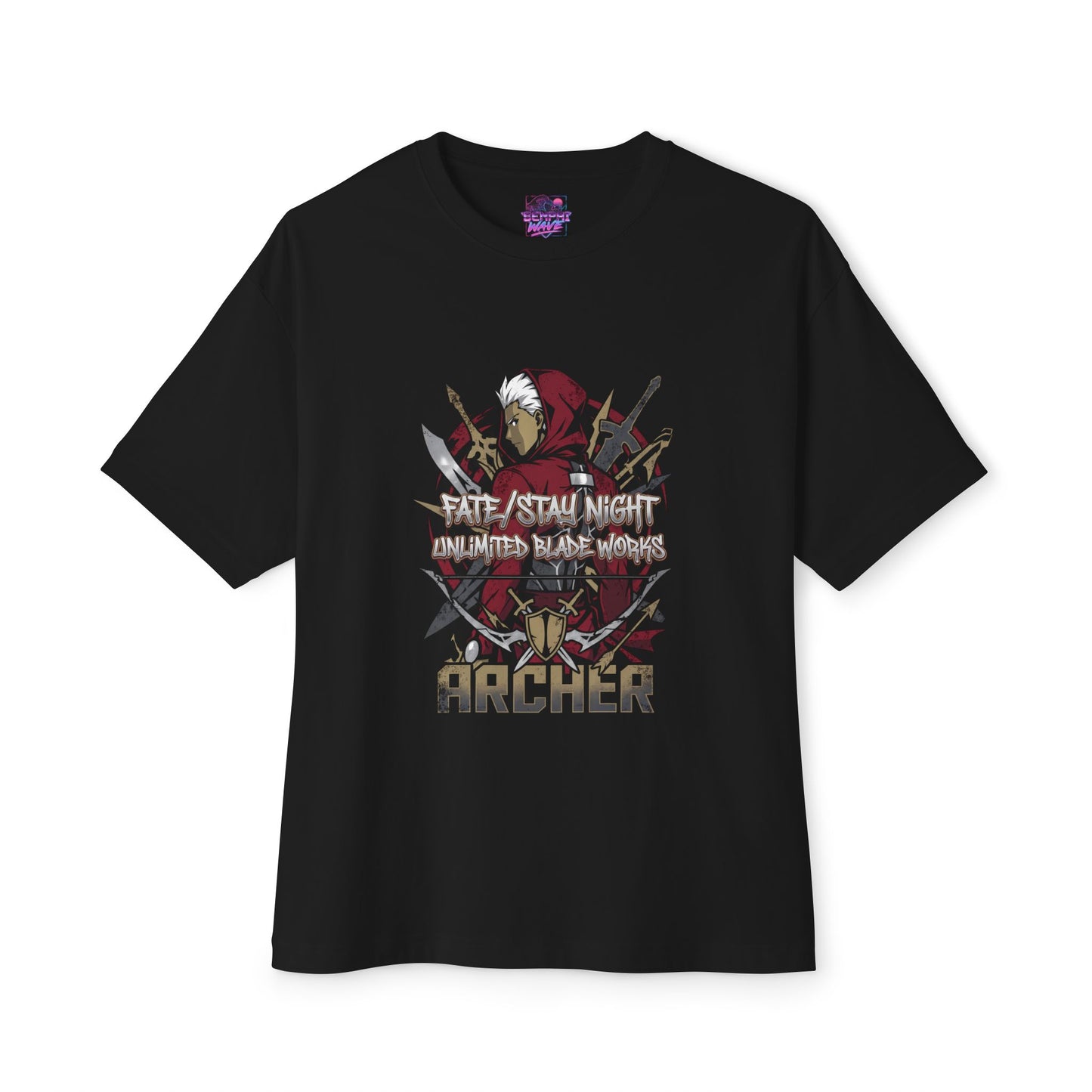 Archer Fate Stay Night Unlimited Blade Works Premium Oversized Unisex T-Shirt
