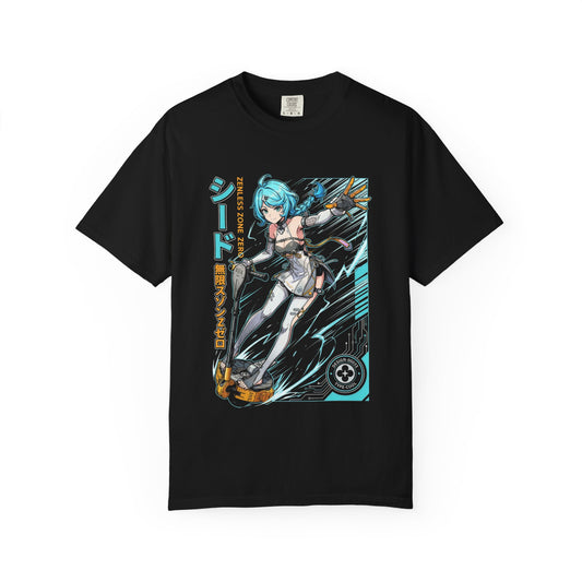 Seed Zenless Zone Zero 80s Neon Scooter Mecha Art Premium T-Shirt