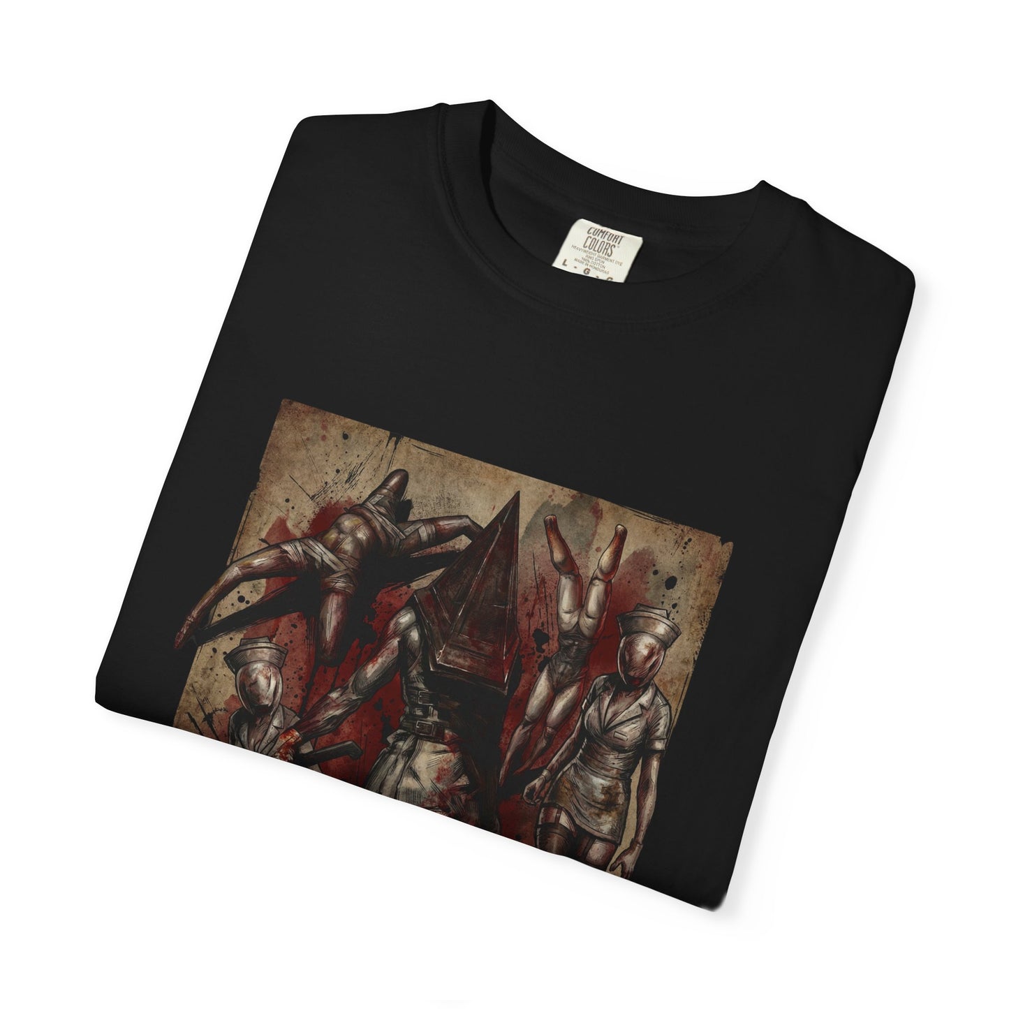 Atmospheric Pyramid Head Silent Hill 2 Remake Fog Portrait Red Thing Premium T-Shirt