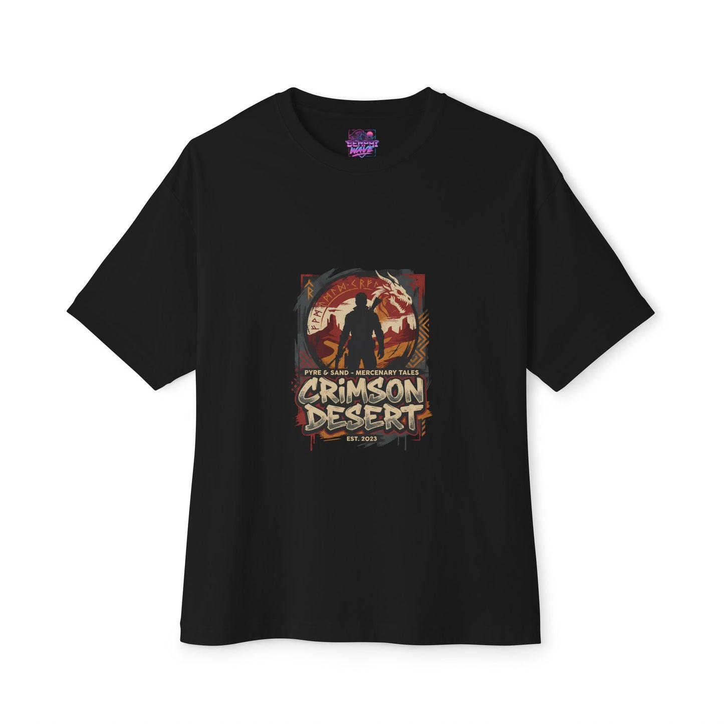 Kliff Crimson Desert: Greymane Leader Action Hero Premium Oversized Unisex T-Shirt