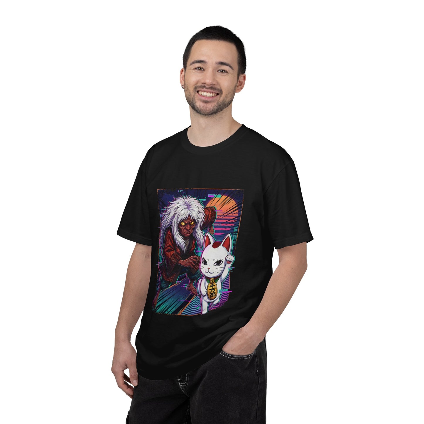 Turbo Granny Dandadan Supernatural Old Woman Portrait Premium T-Shirt