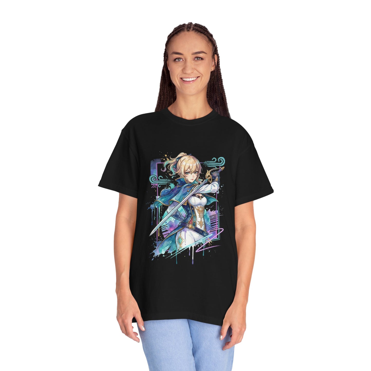 Jean Gunnhildr Genshin Impact Anemo Sword Dandelion Breeze Art Premium T-Shirt
