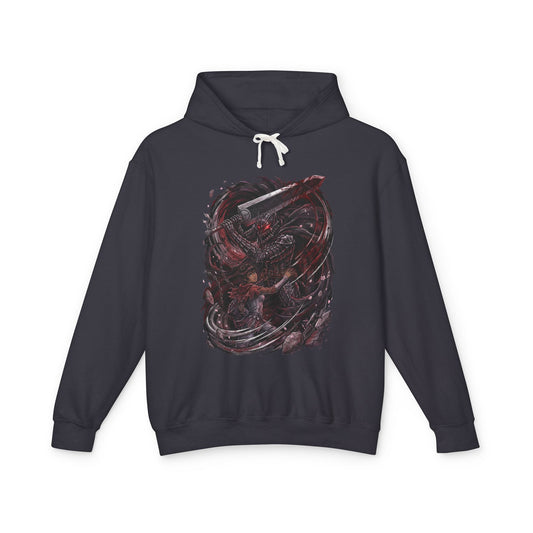 Berserk Guts & Casca Dragonslayer Rage Warrior Design Unisex Premium Hoodie