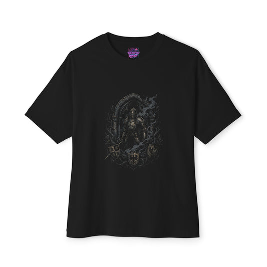 Dark Souls Armored Knight Stone Archway Heraldic Shields Oversized T-Shirt