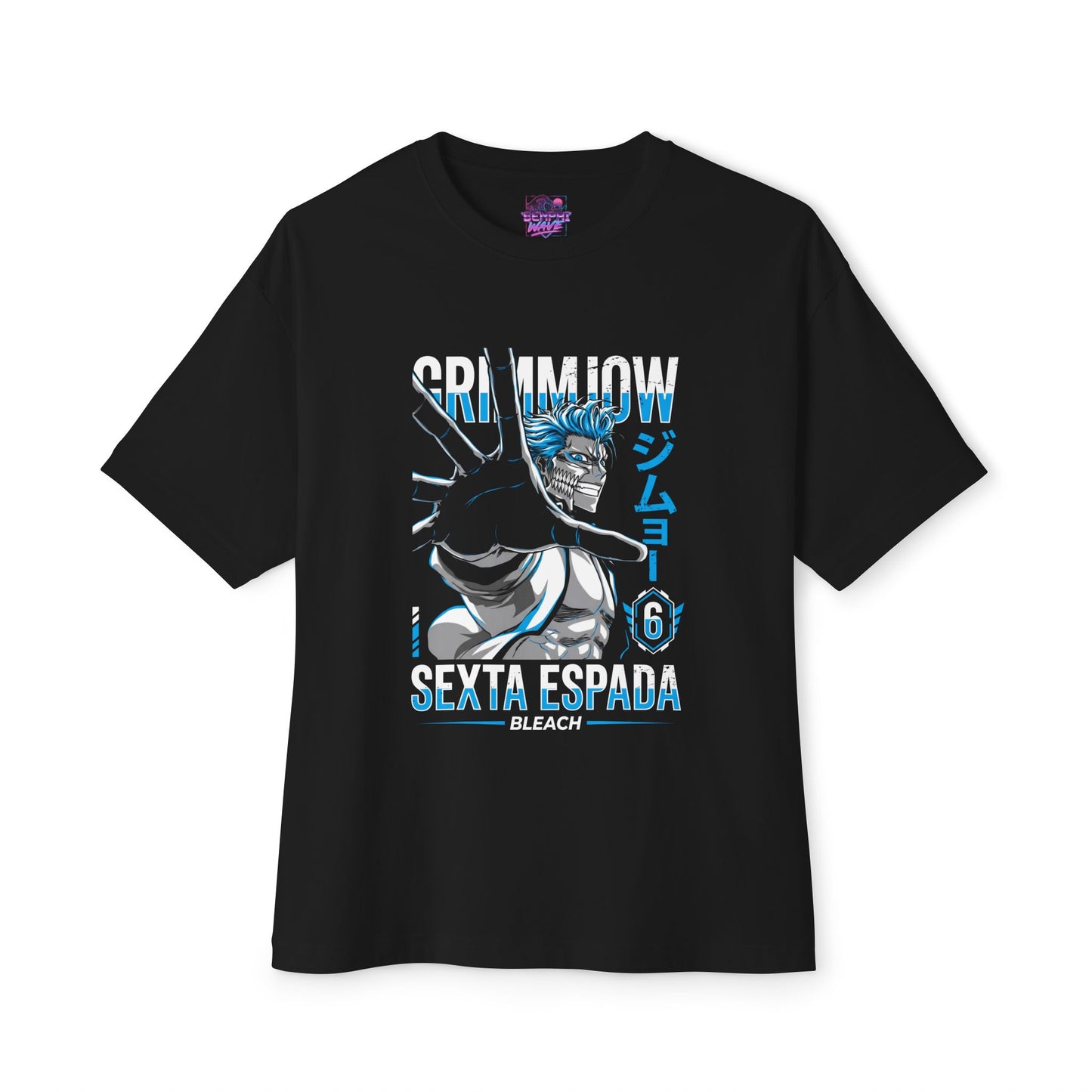 Grimmjow Jaegerjaquez: Blue Panther King Premium Oversized Unisex T-Shirt