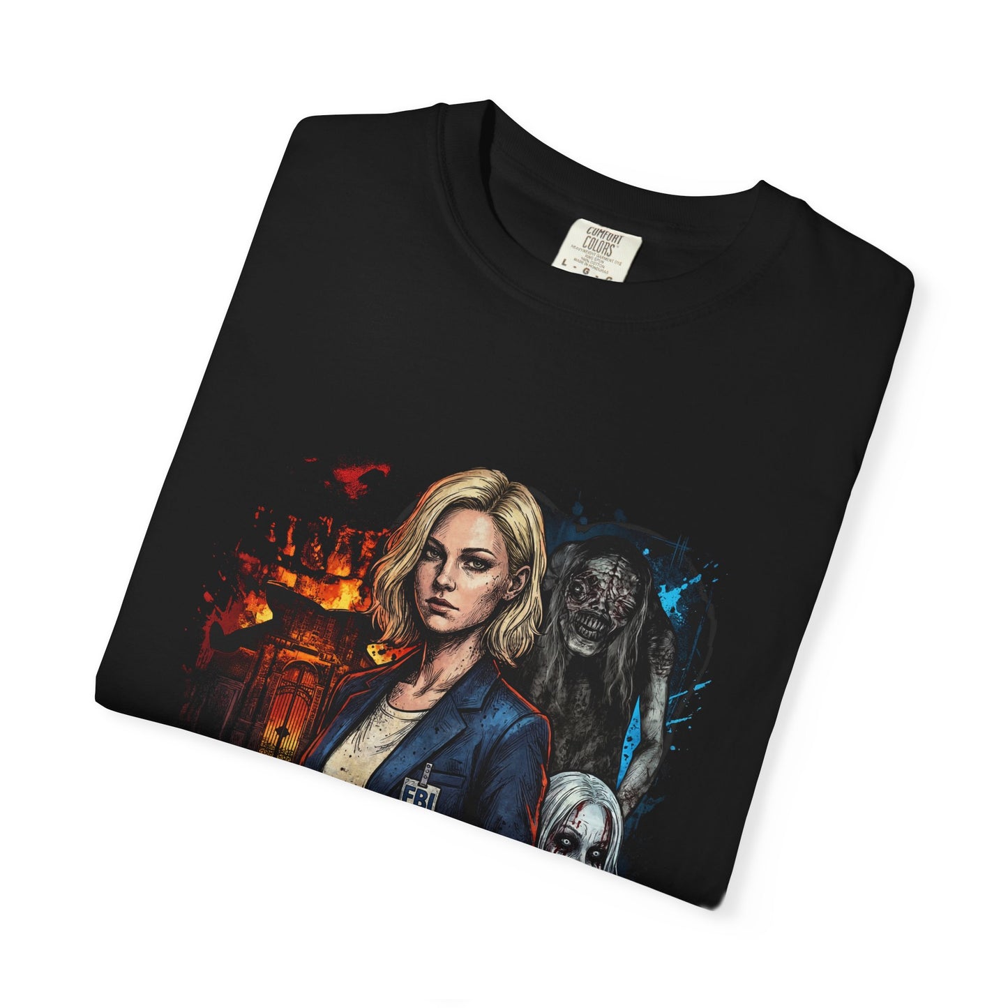 Grace Ashcroft RE9 Leon S Kennedy Dual Story Survival Terror Art Premium T-Shirt