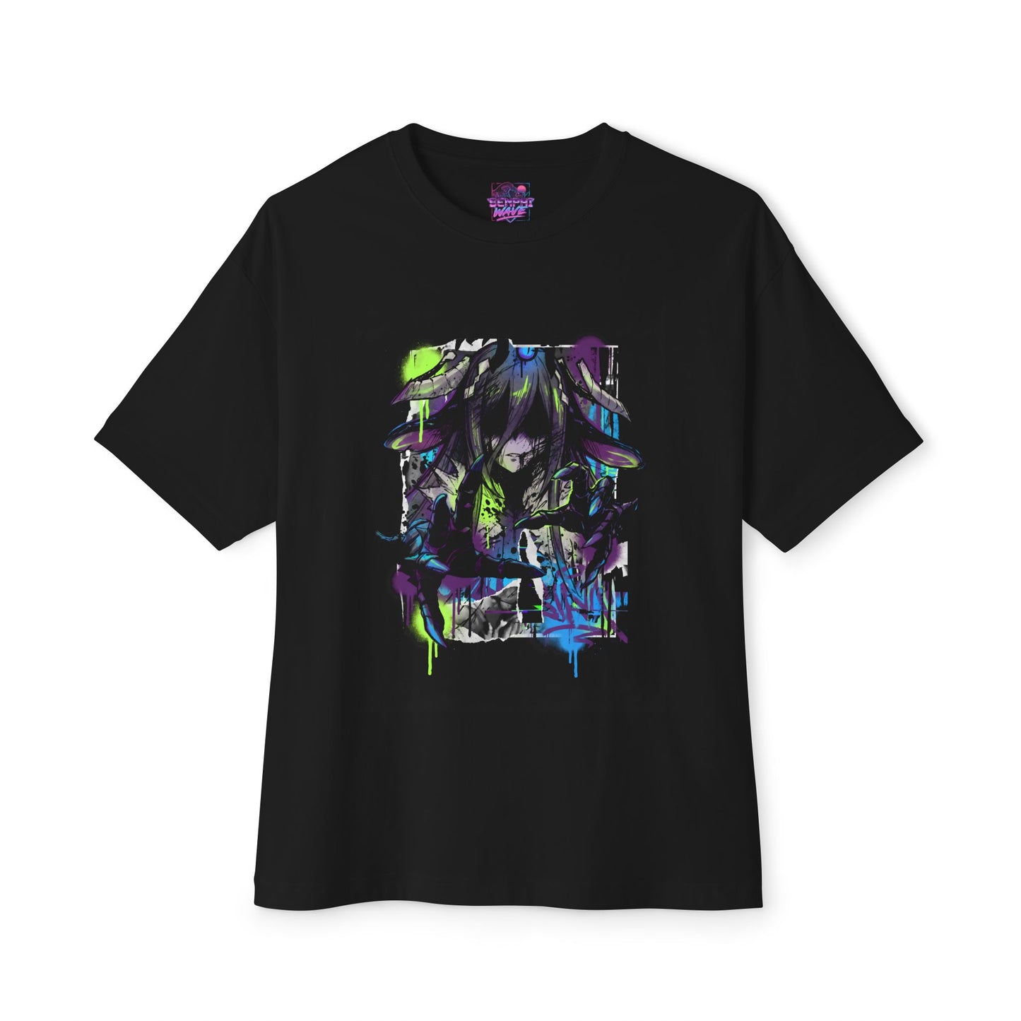 Narja Flying Wyrm Elysion – Dark Fantasy Gacha Heroine Premium Oversized Unisex T-Shirt