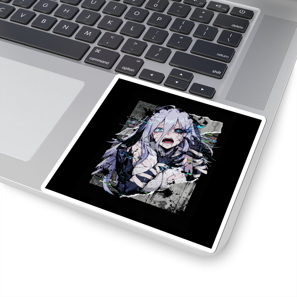 Narja Chaos Zero Nightmare Glitch Horror Portrait Sticker