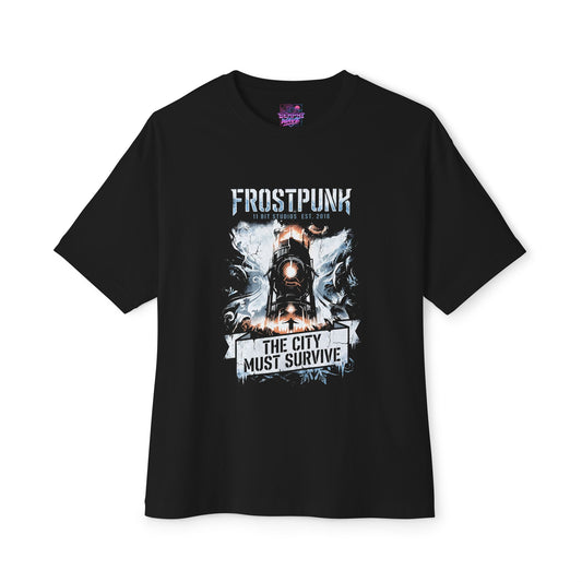 Frostpunk Frostland Explorer Survival Legend Premium Oversized Unisex T-Shirt