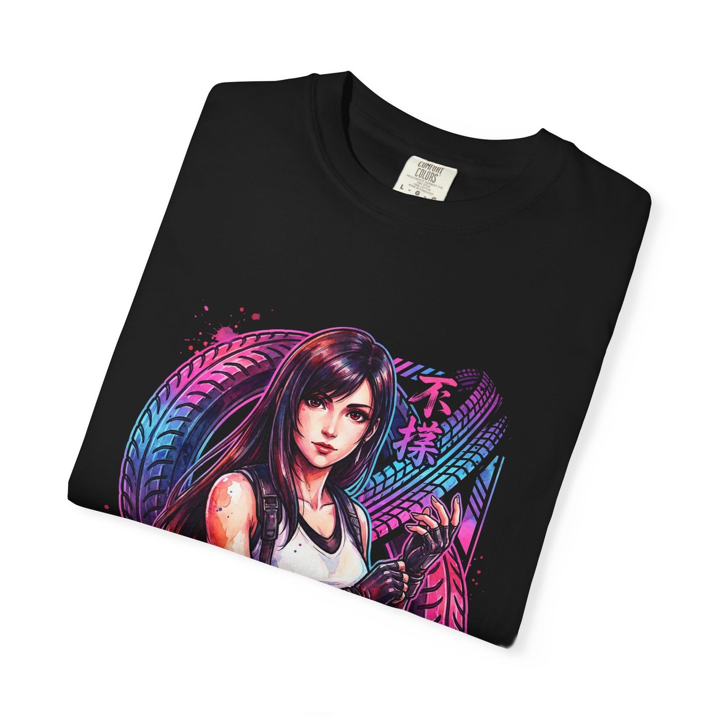 Final Fantasy VII Tifa Lockhart Rebirth Gorgeous Badass Vaporwave Premium T-Shirt