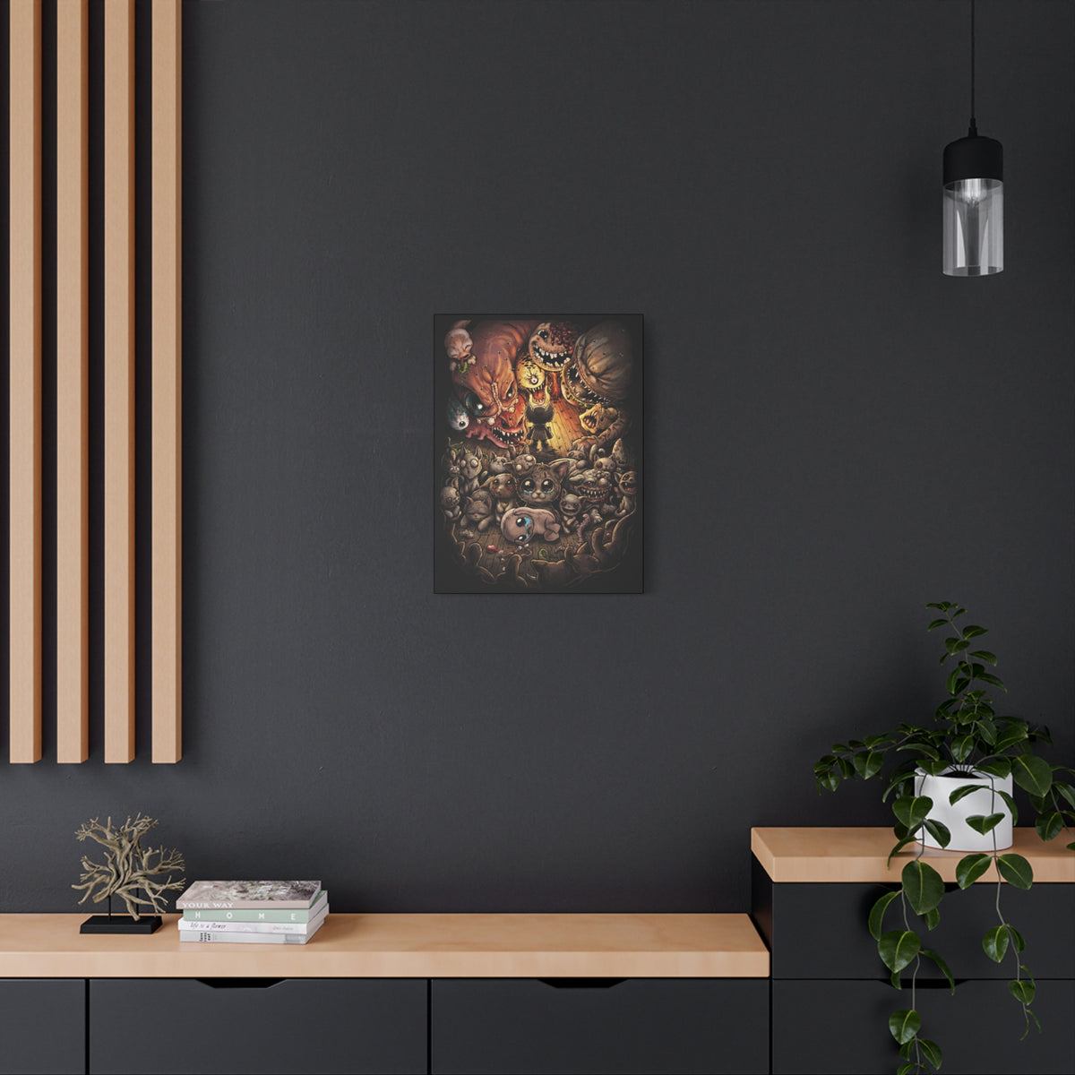 Mewgenics Isaac Easter Egg Catapocalypse Canvas Print