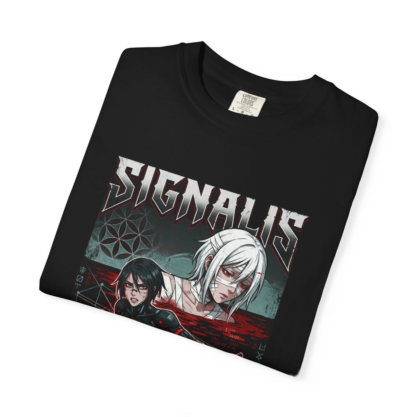 Signalis Game Aesthetic Dystopian Sci-Fi Survival Horror Art Premium T-Shirt