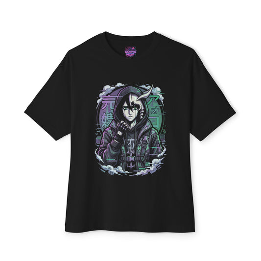 Bleach Ulquiorra: Green Slitted Eyes Icon Premium Oversized Unisex T-Shirt