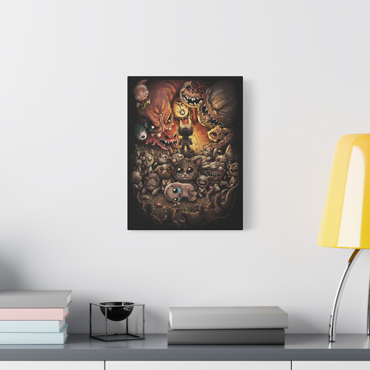 Mewgenics Isaac Easter Egg Catapocalypse Canvas Print